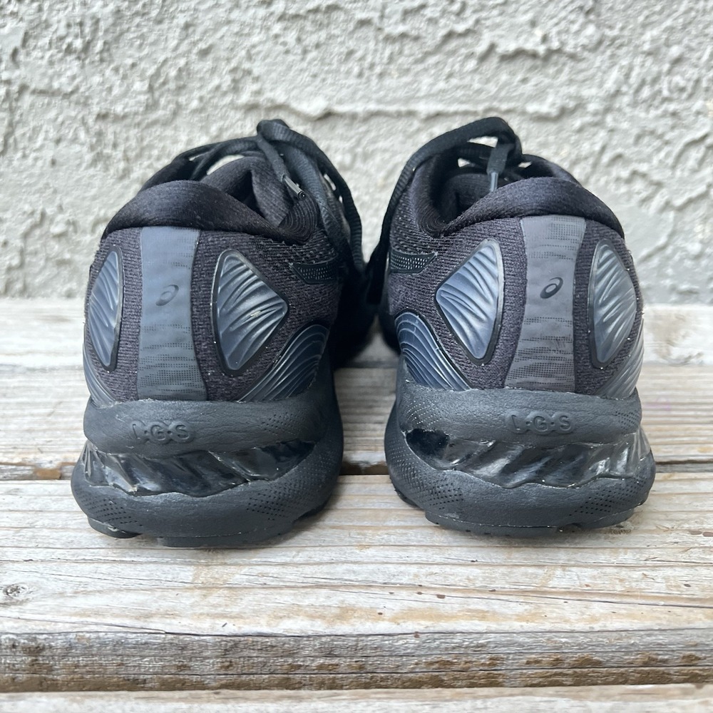 ASICS Shoes Women Size 9 Gel-Nimbus 23 Triple Black Running Comfort Walking - Picture 5 of 10